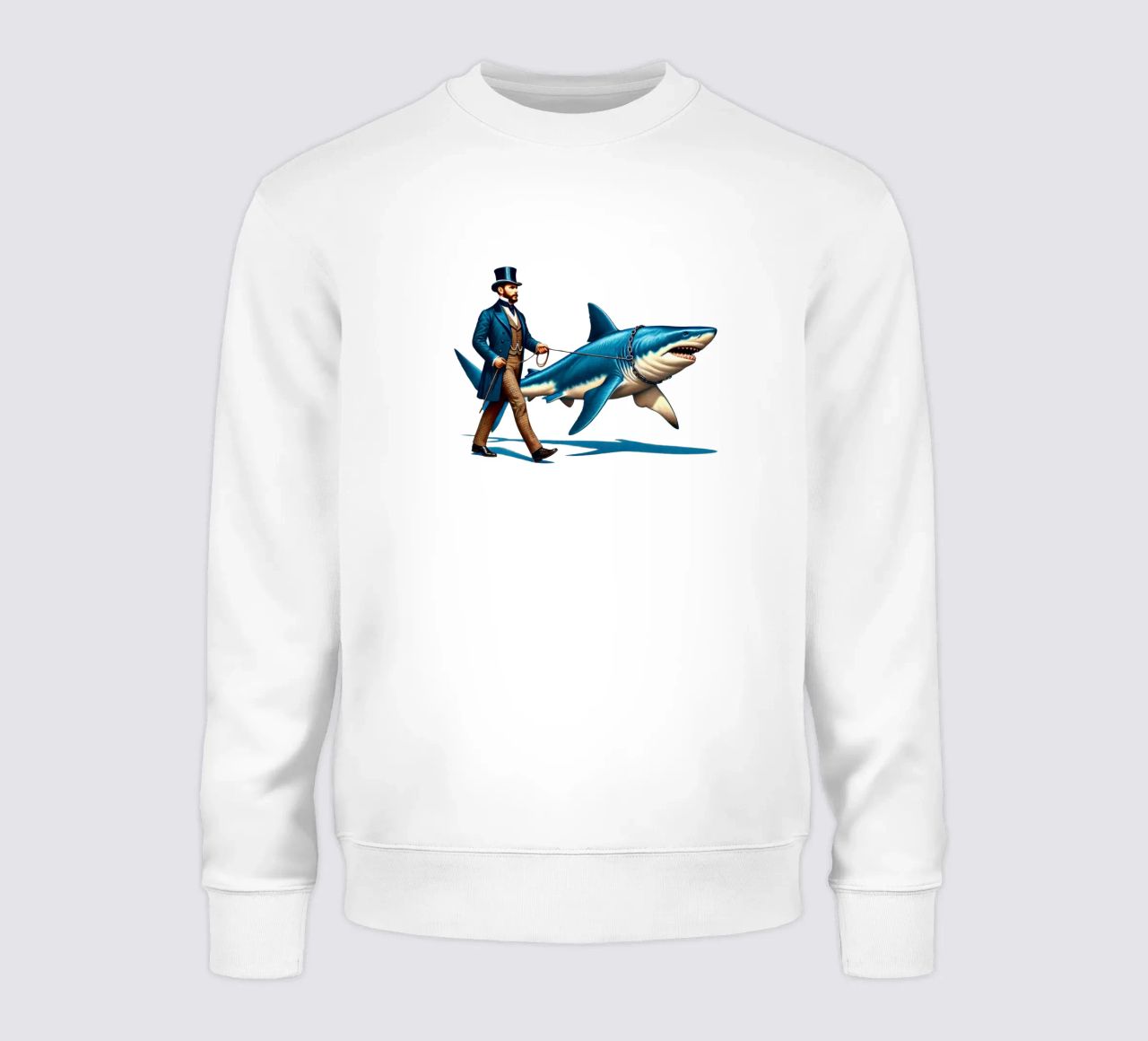 Walking the Shark sudadera de Art Unleashed