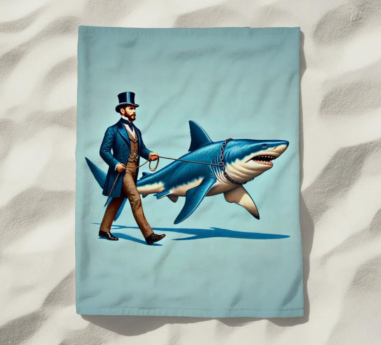 Walking the Shark telo mare da Art Unleashed