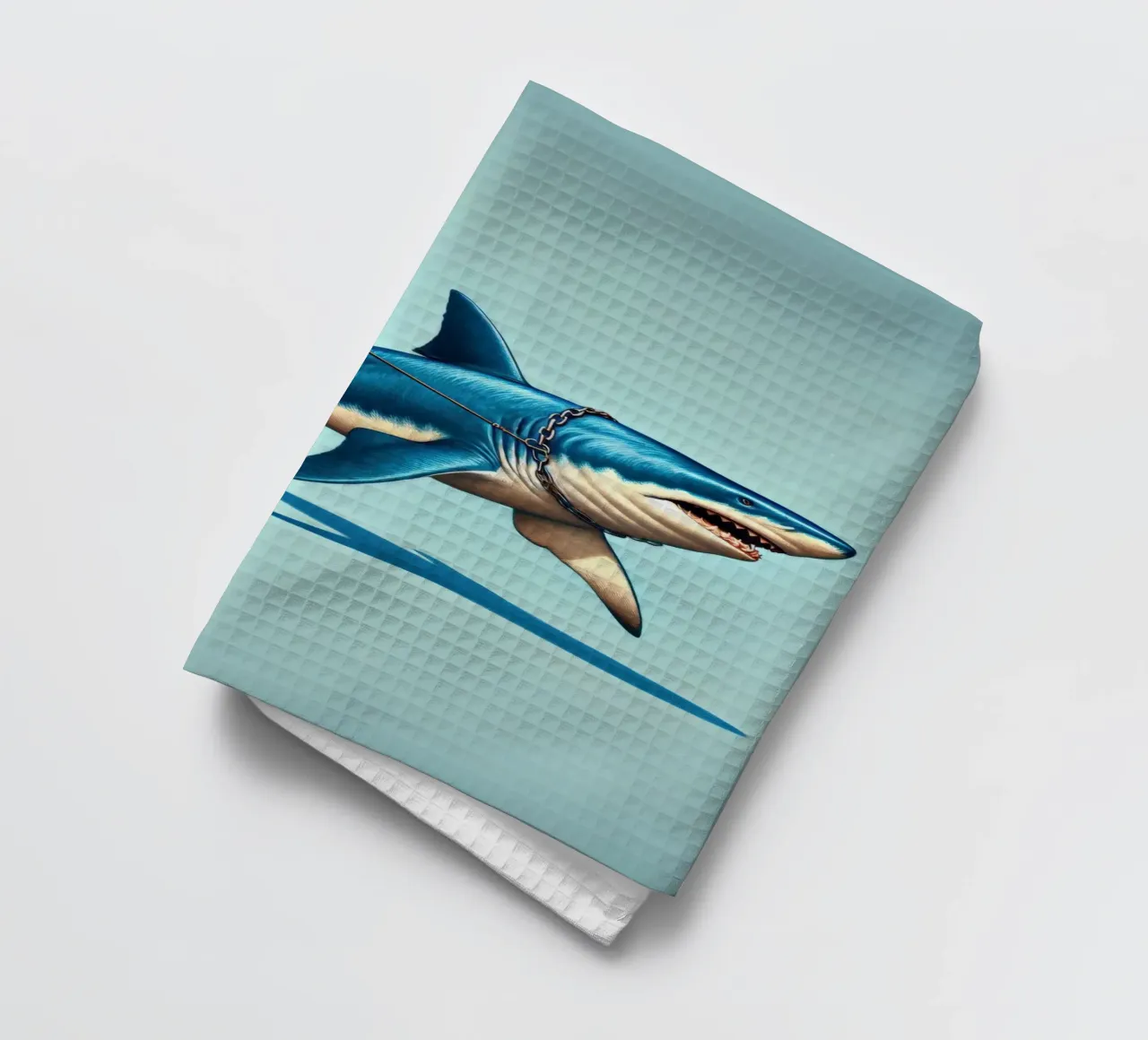 Walking the Shark canovaccio da cucina da Art Unleashed