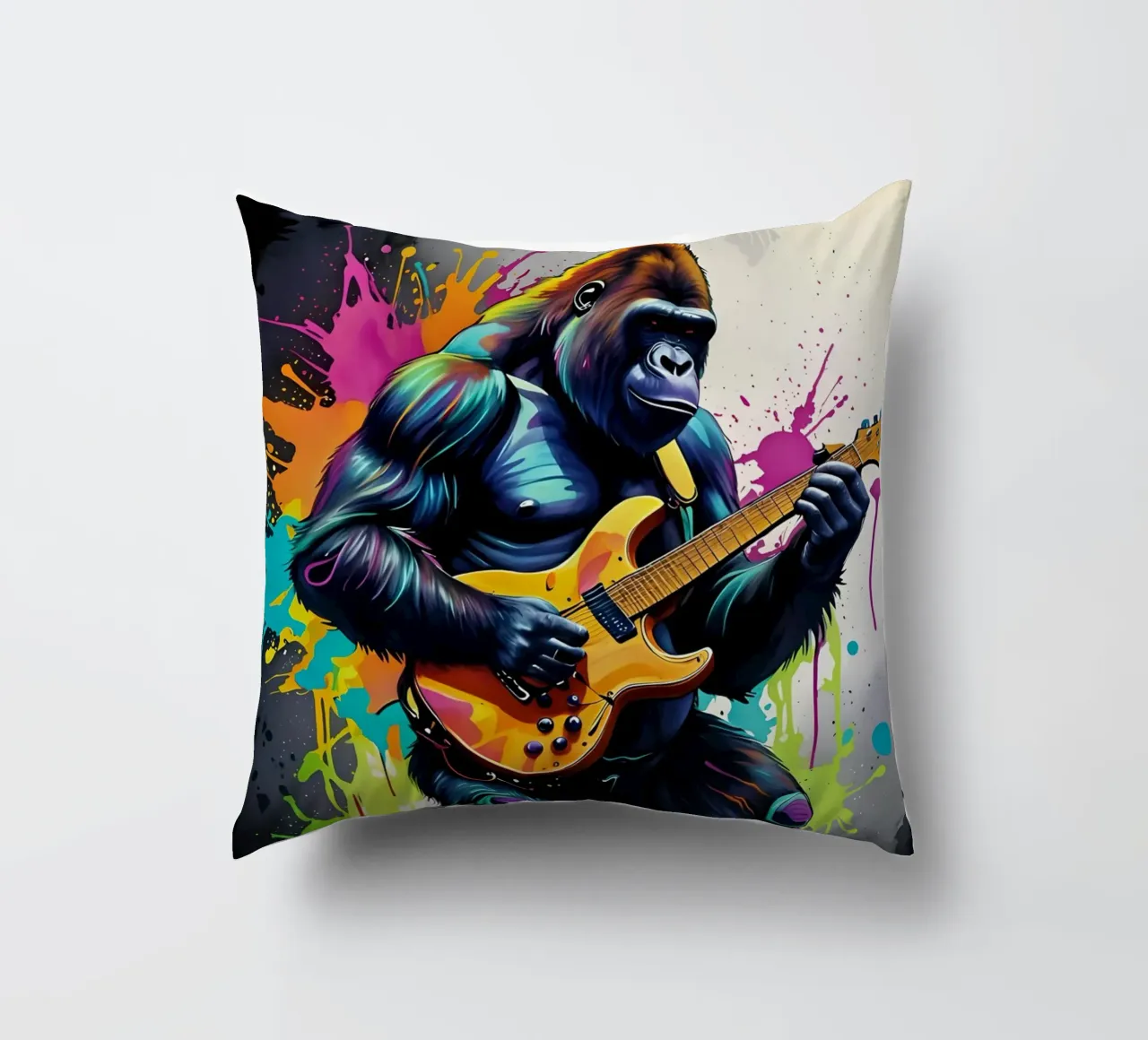 Gorilla suona la chitarra cuscino da MakArena