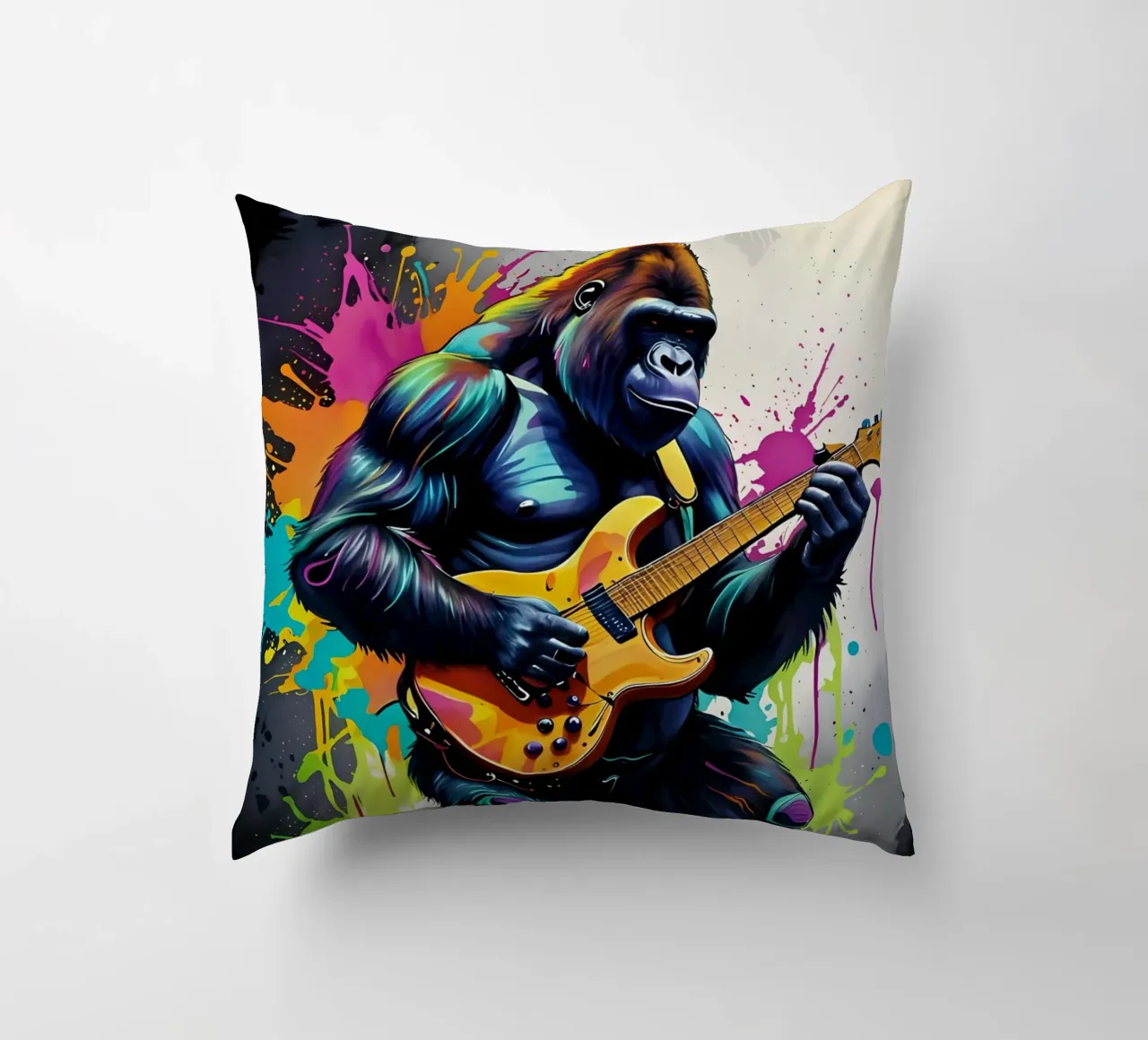 Gorilla suona la chitarra cuscino da MakArena