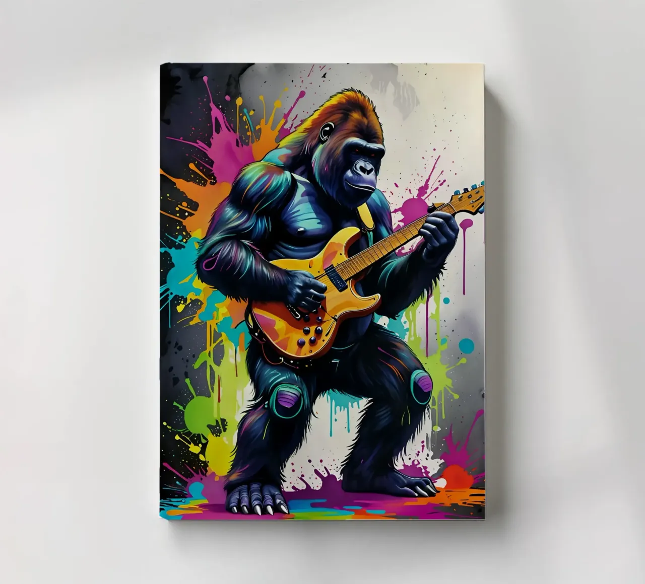 Gorilla suona la chitarra diario da MakArena