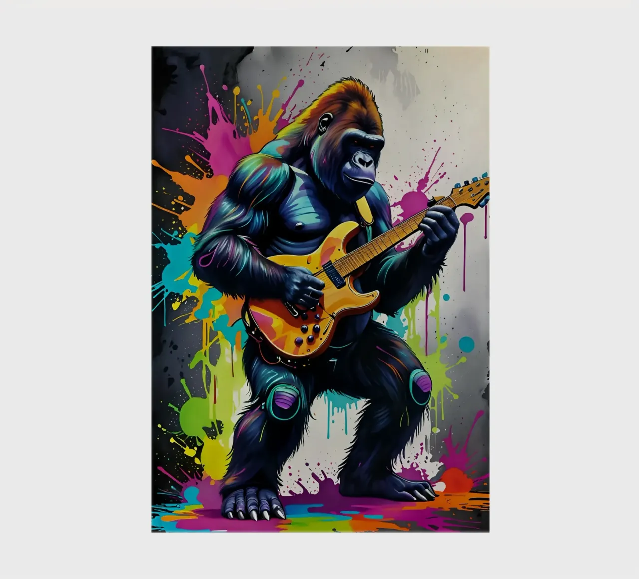Gorilla suona la chitarra diario da MakArena