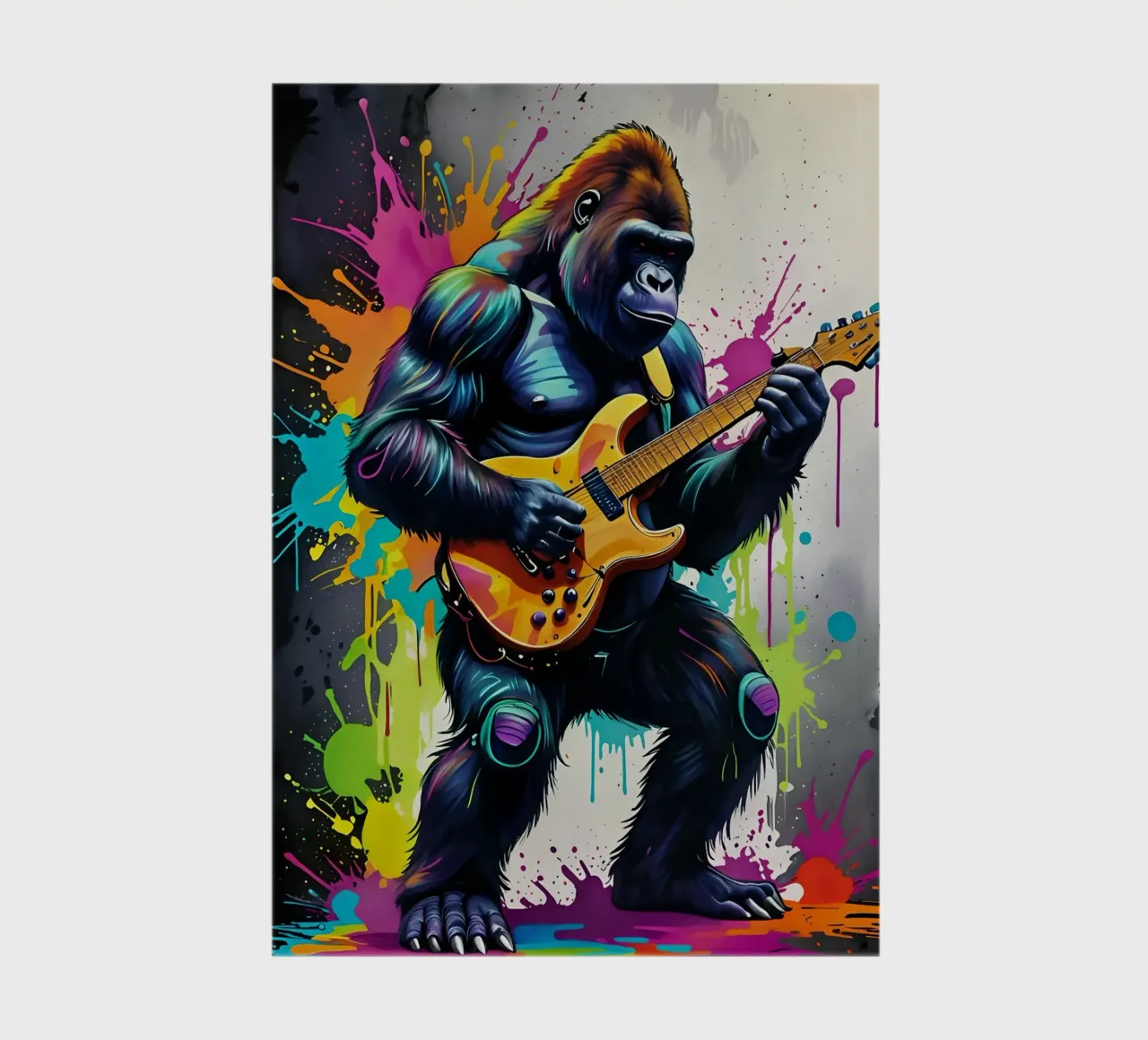 Gorilla suona la chitarra diario da MakArena