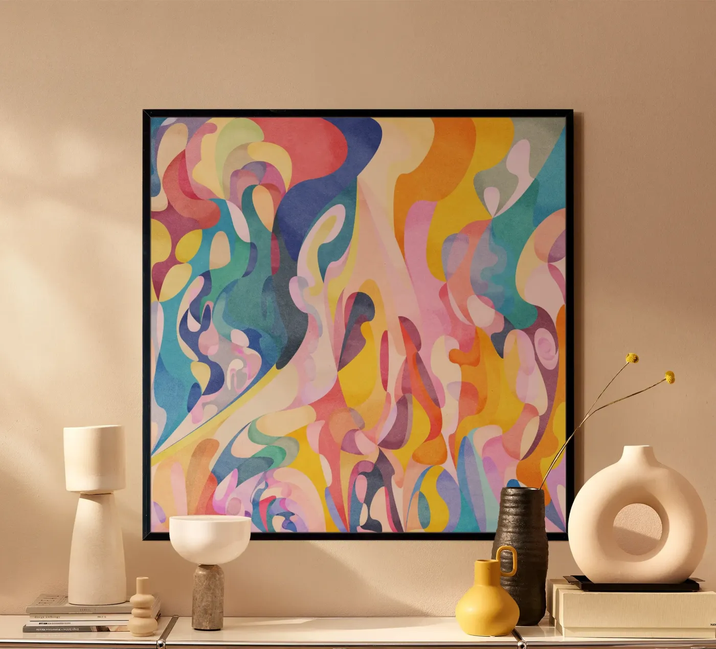 The Love Poster von Abstract Joy