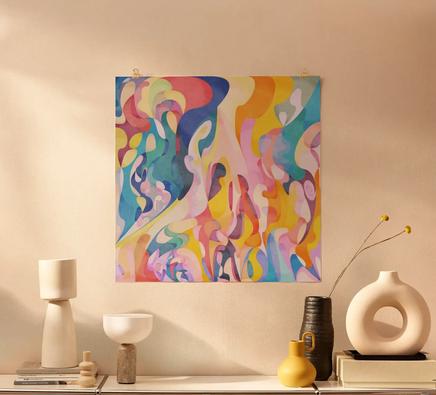 The Love Poster von Abstract Joy