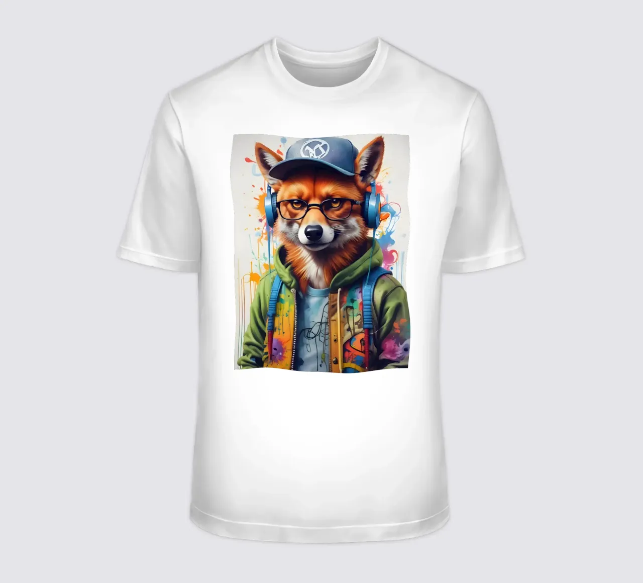 Foxy in cuffia t-shirt da MakArena