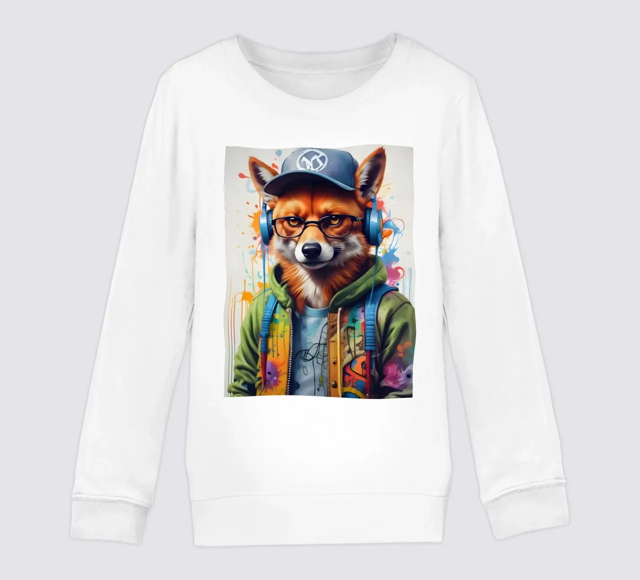 Foxy in cuffia felpa bambino da MakArena