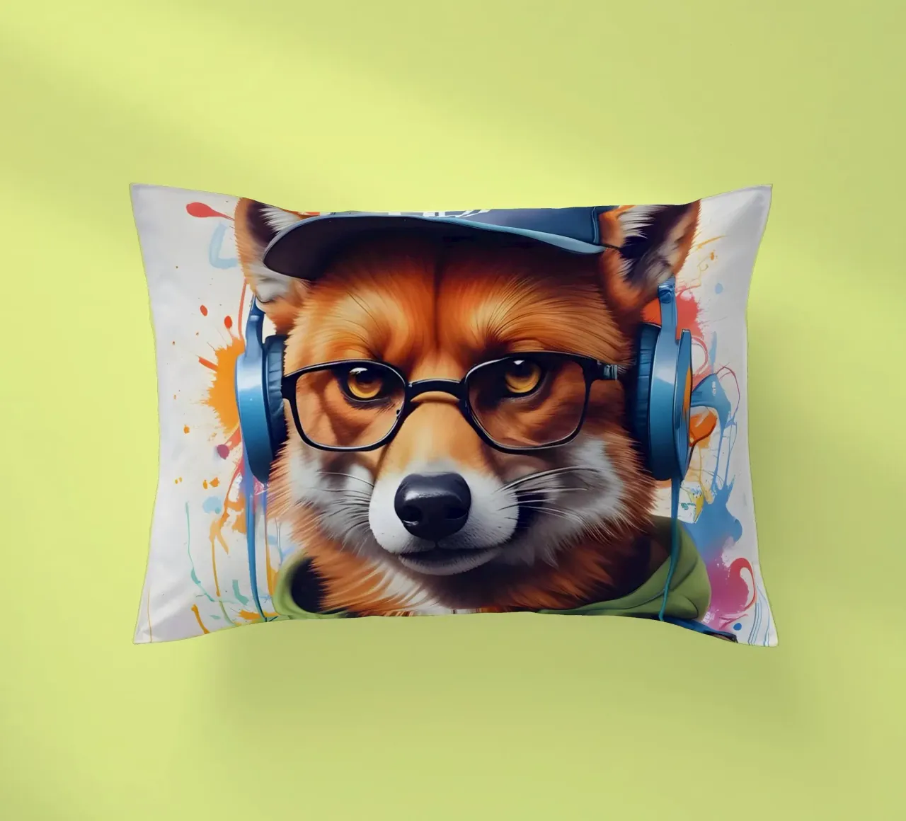 Foxy in cuffia cuscino da MakArena