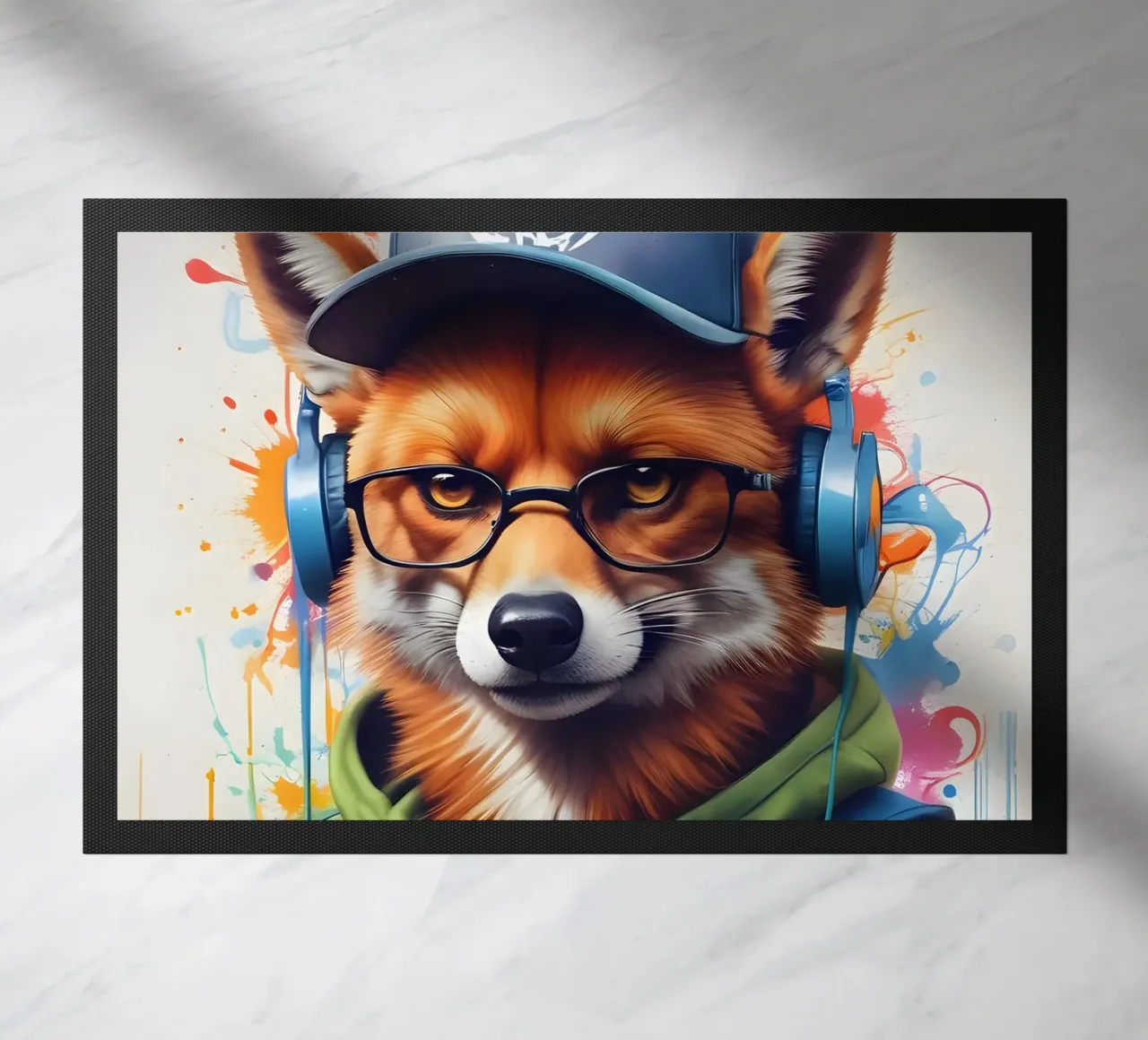 Foxy in cuffia zerbino da MakArena