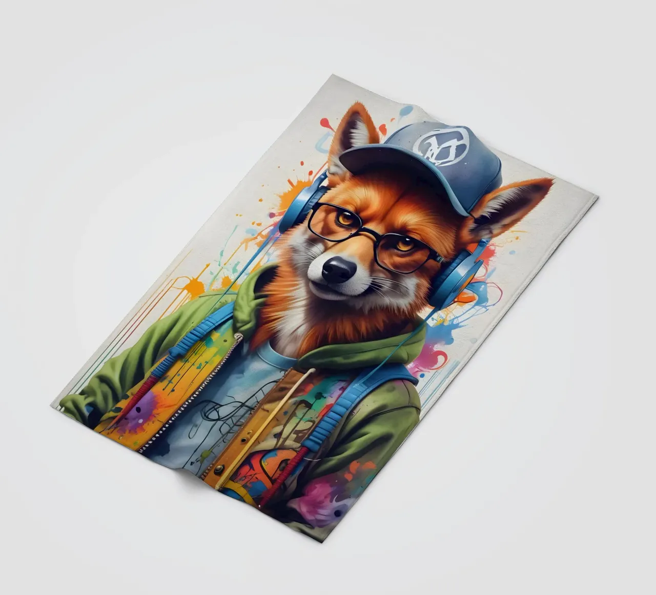 Foxy in cuffia coperta in pile da MakArena