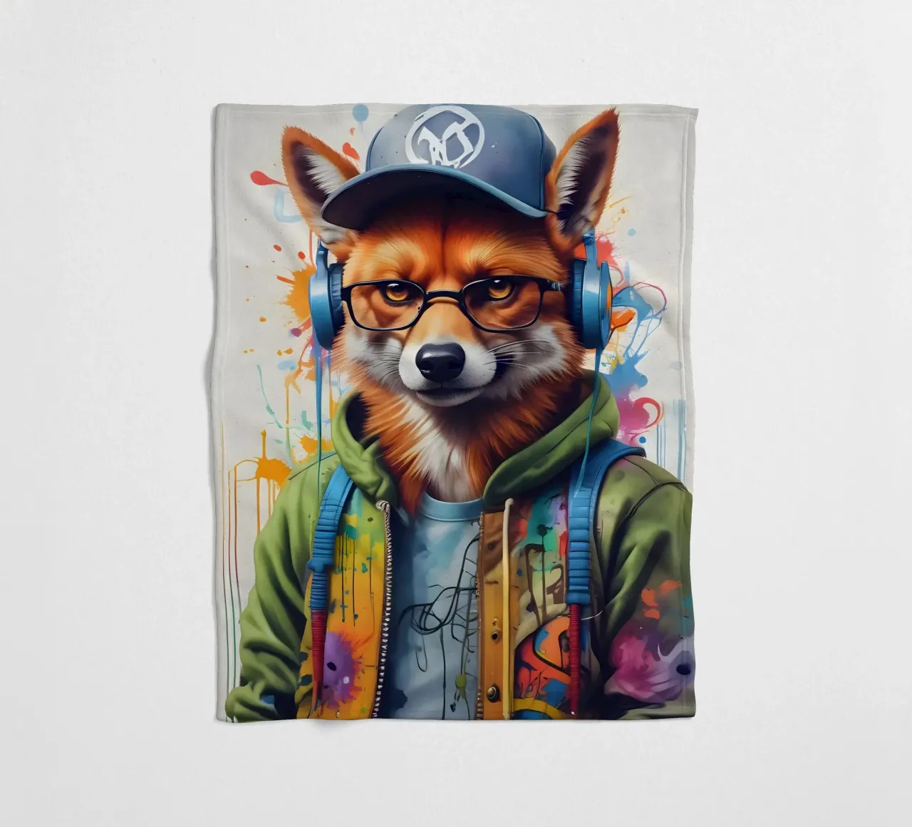 Foxy in cuffia coperta in pile da MakArena