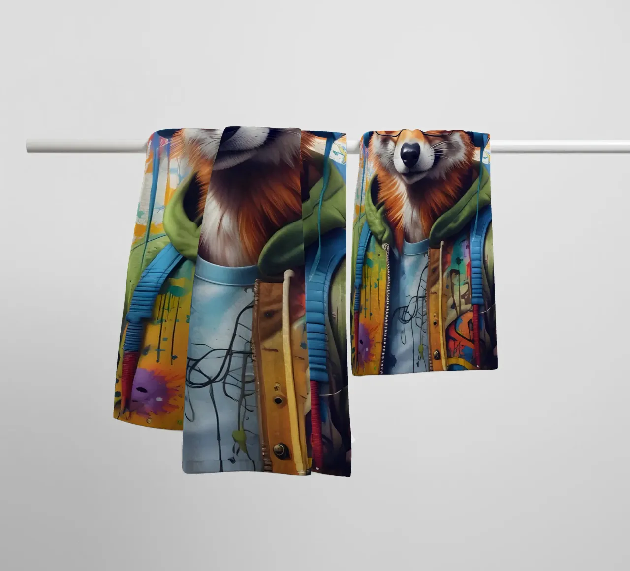 Foxy in cuffia asciugamano da bagno da MakArena