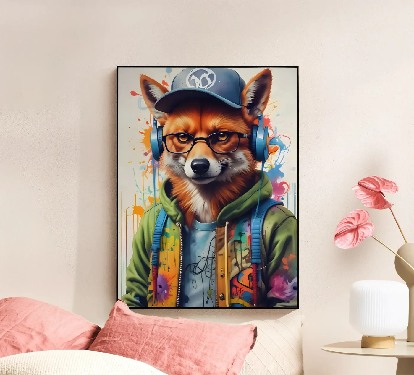 Foxy in cuffia plexiglass da MakArena