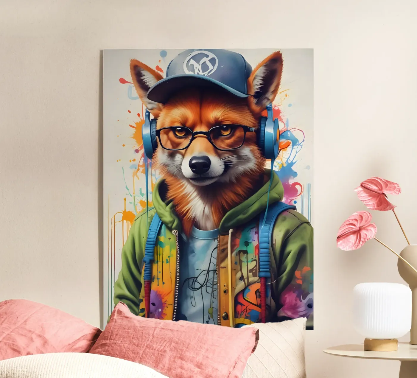 Foxy in cuffia plexiglass da MakArena