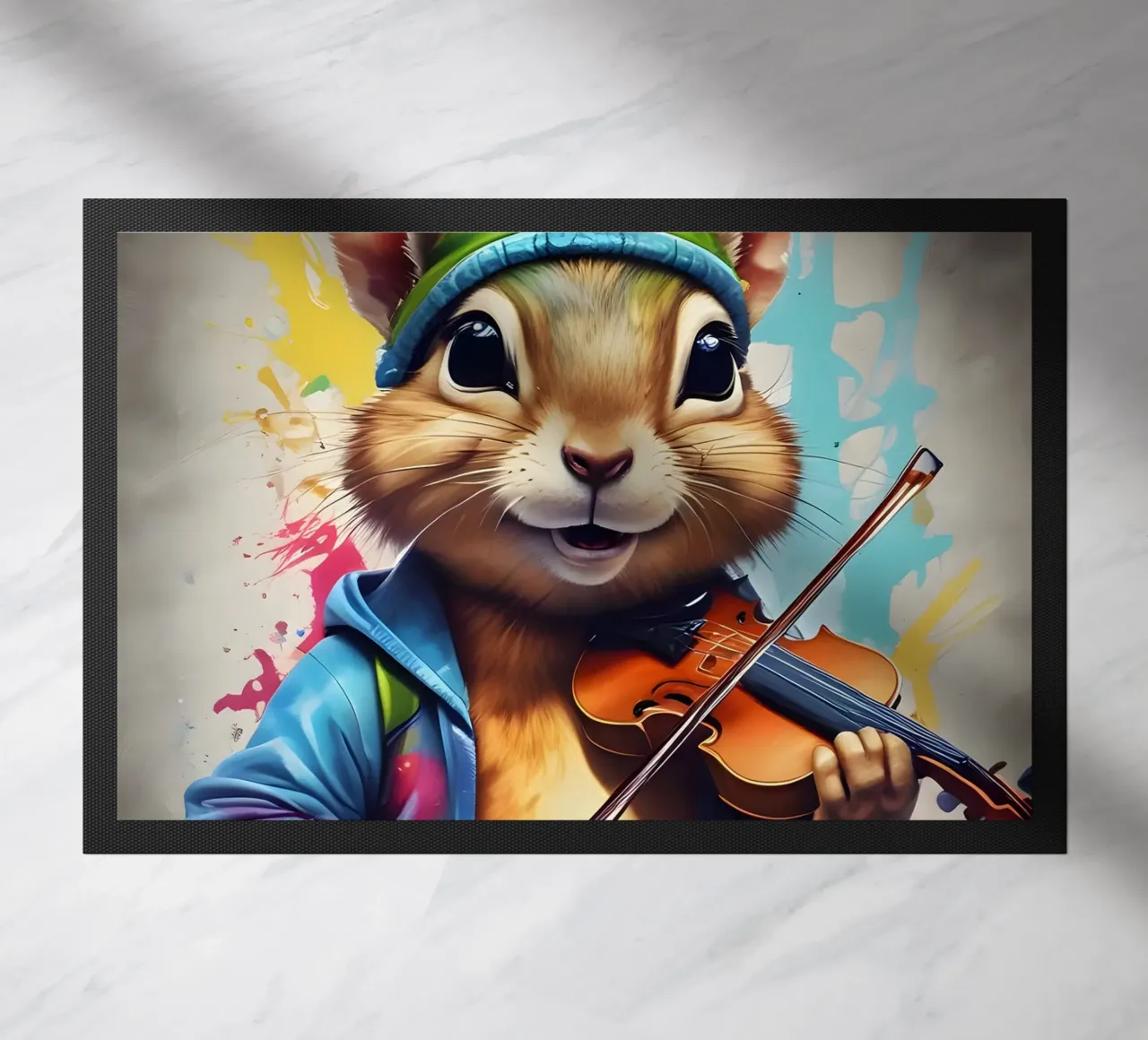Chipmunk suona il violino zerbino da MakArena