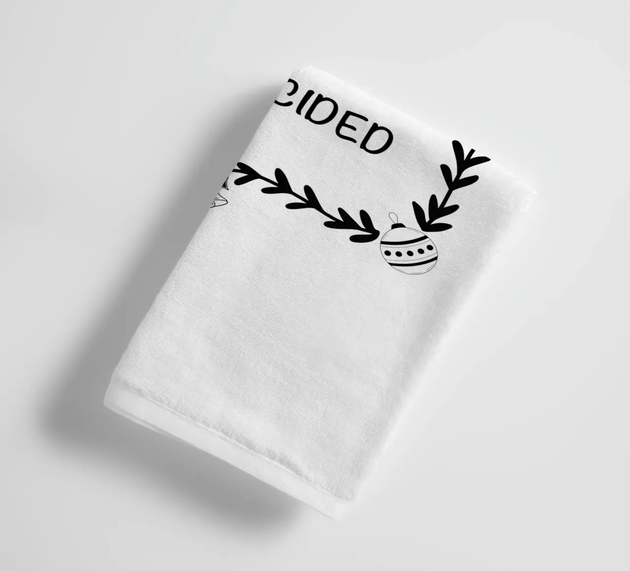 SANTA'S NAUGHTY OR NICE LIST towel by ARTOMATIC