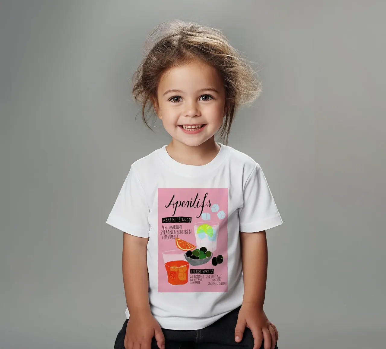 Aperitif t-shirt bambini da Eva Wünsch