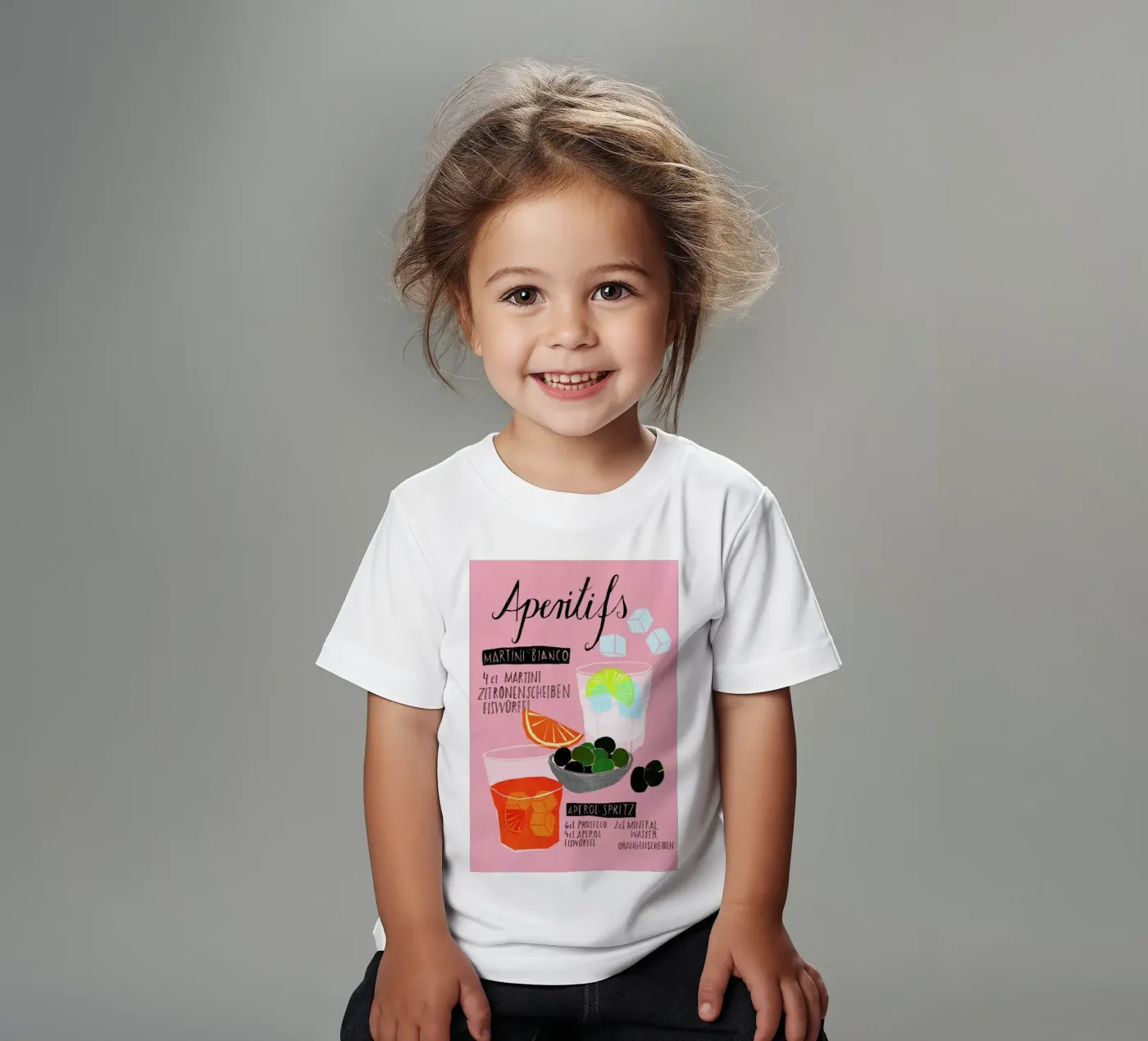 Aperitif t-shirt bambini da Eva Wünsch