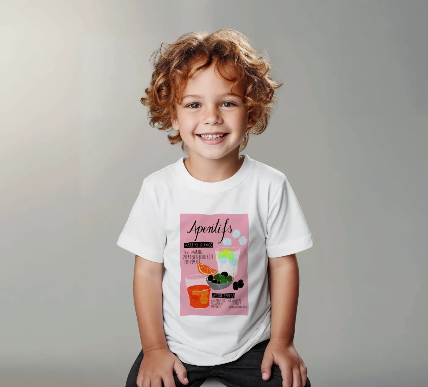 Aperitif t-shirt bambini da Eva Wünsch