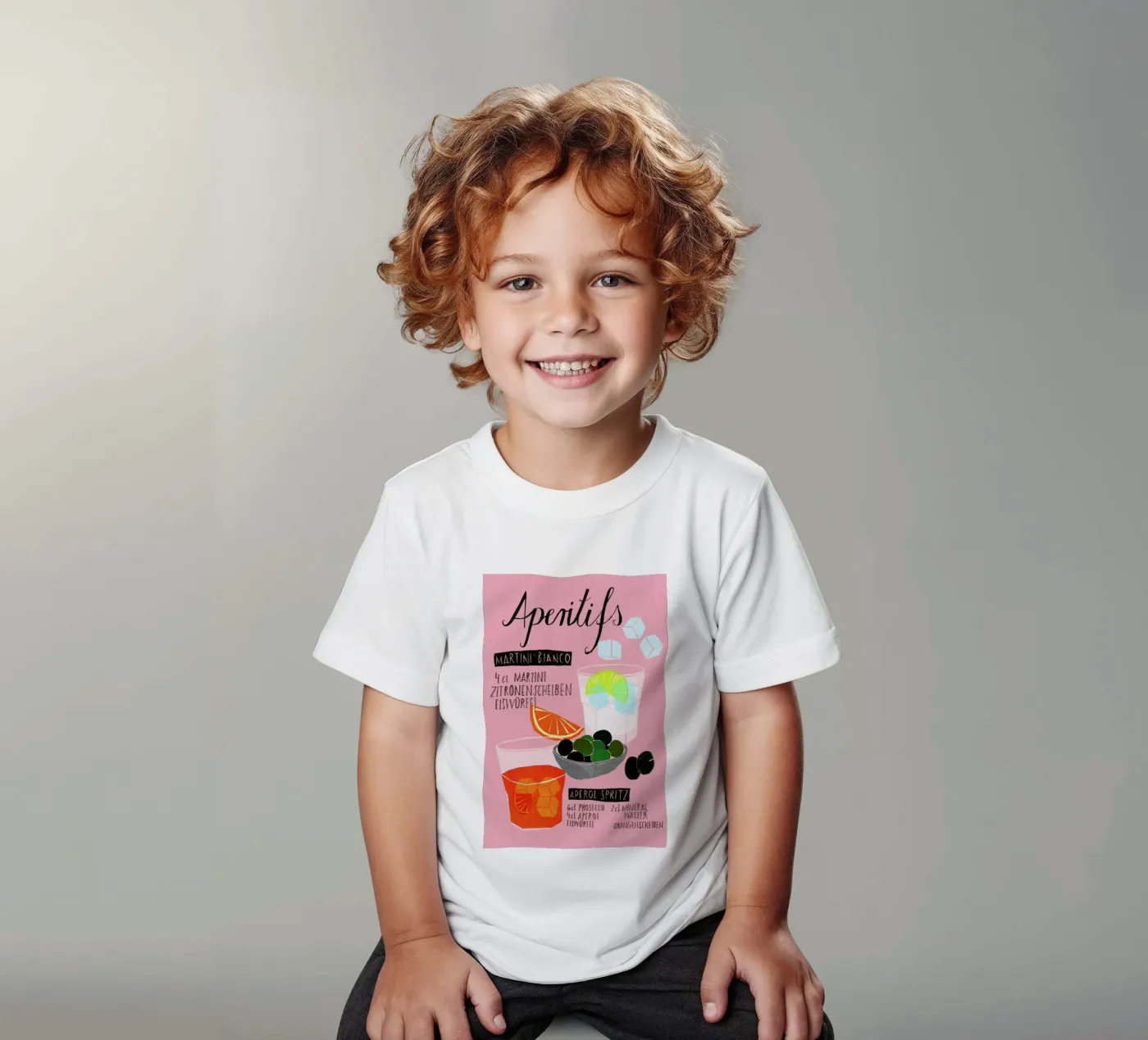 Aperitif t-shirt bambini da Eva Wünsch