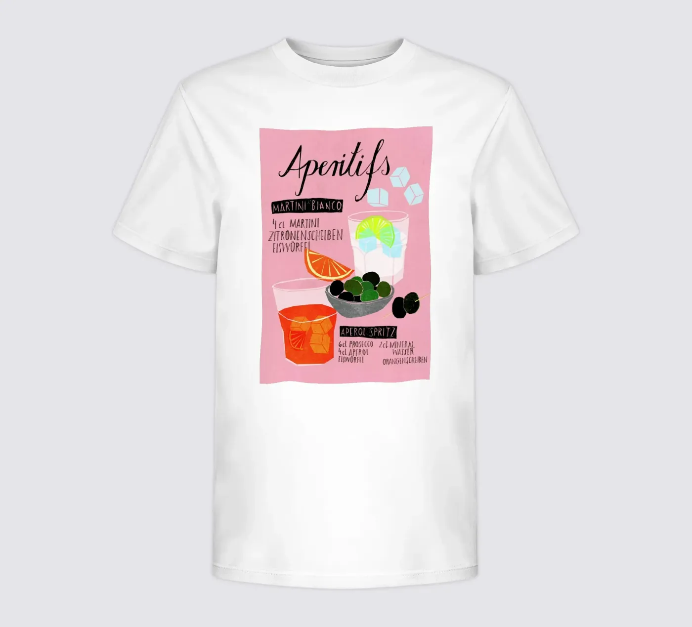 Aperitif t-shirt bambini da Eva Wünsch