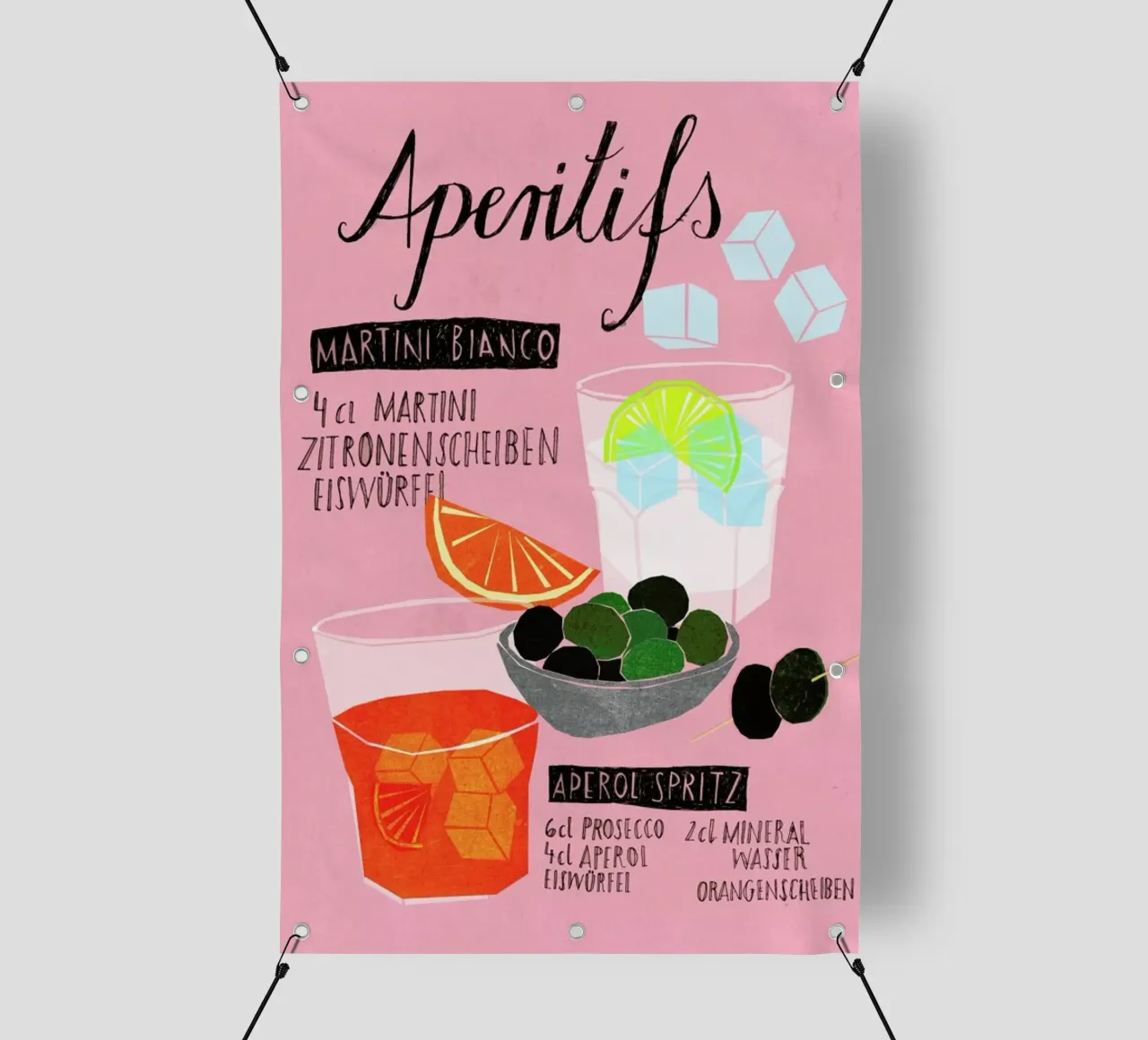 Aperitif telo in pvc da Eva Wünsch