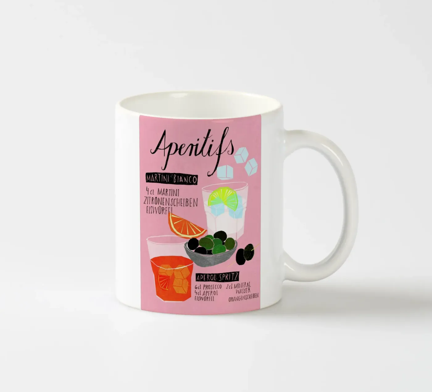 Aperitif ceramic mug by Eva Wünsch