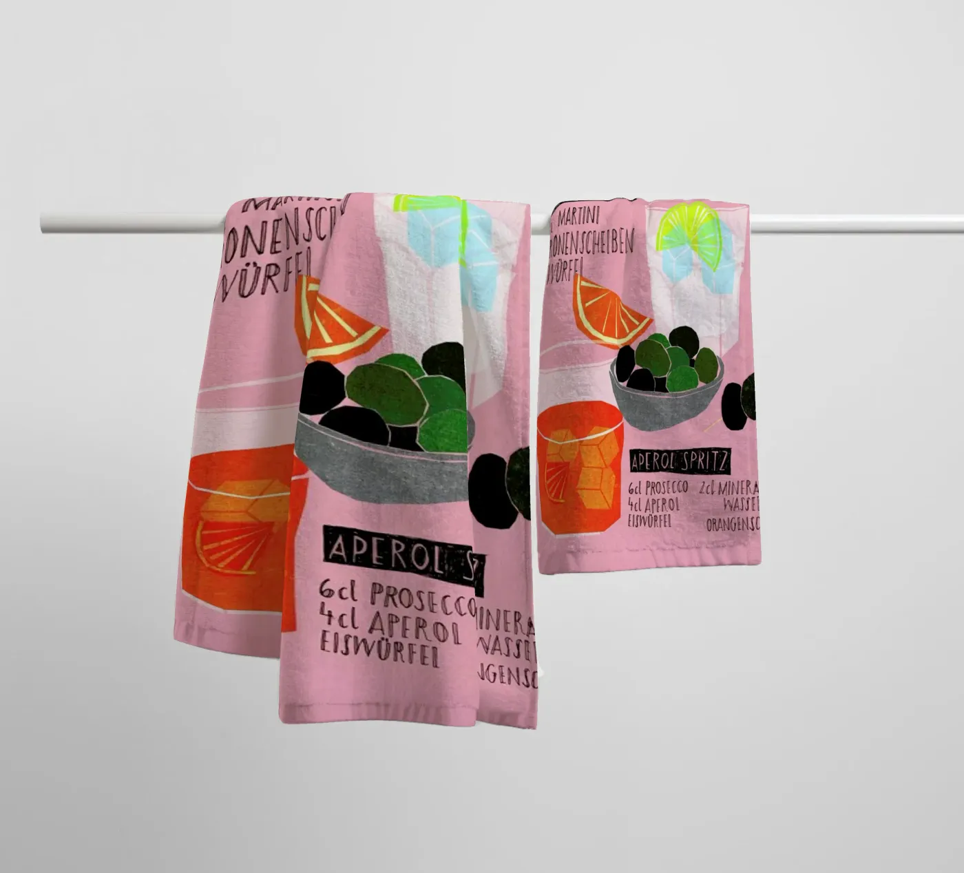 Aperitif badhanddoek van Eva Wünsch