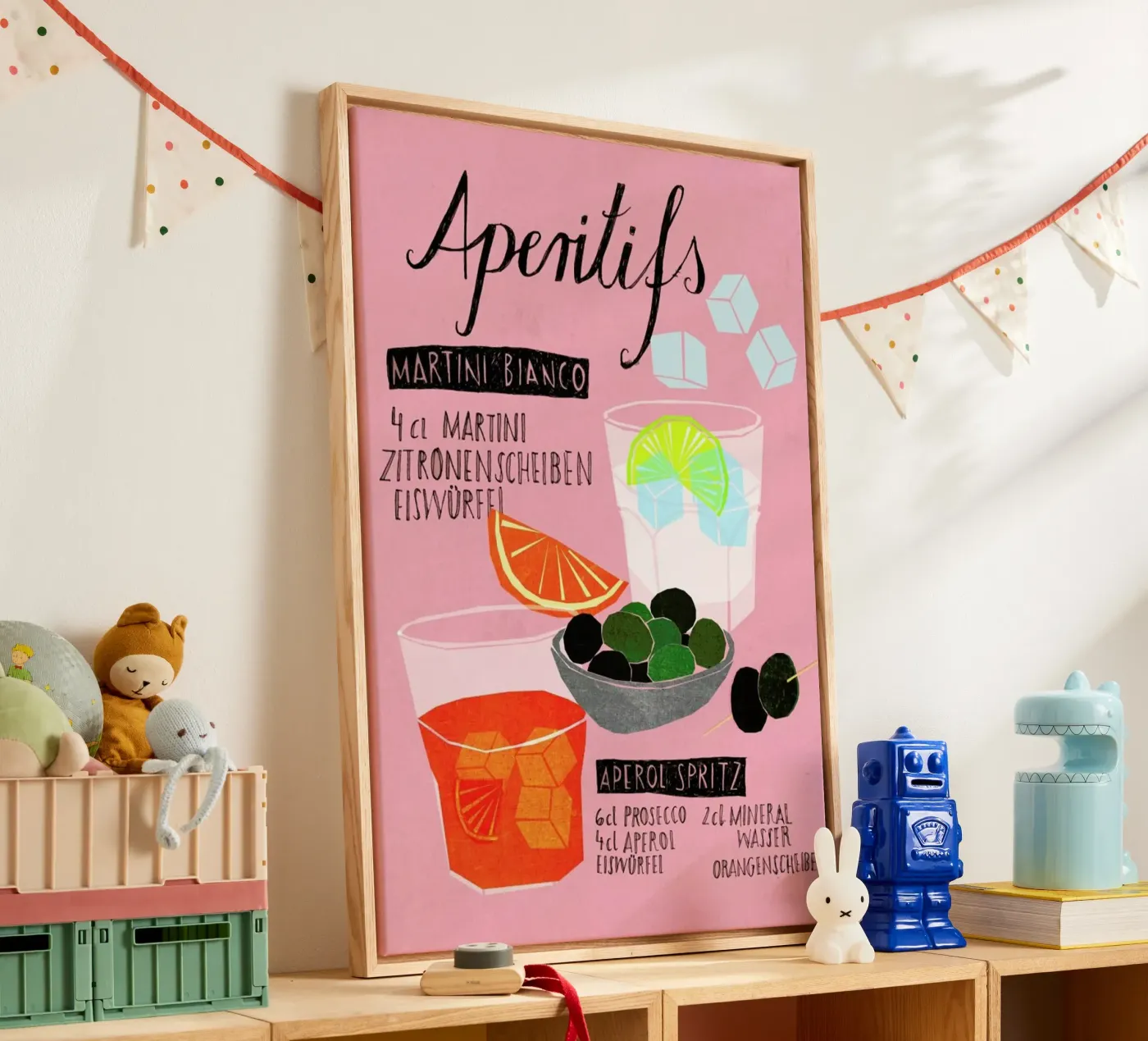 Aperitif canvas by Eva Wünsch