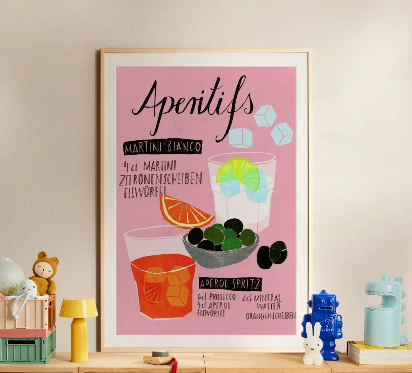 Aperitif poster by Eva Wünsch