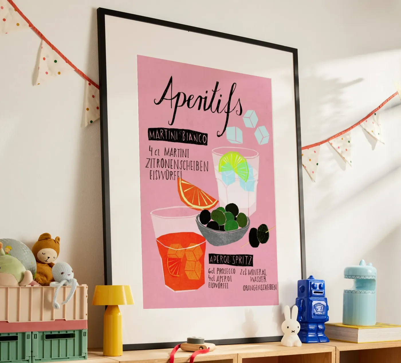 Aperitif poster by Eva Wünsch