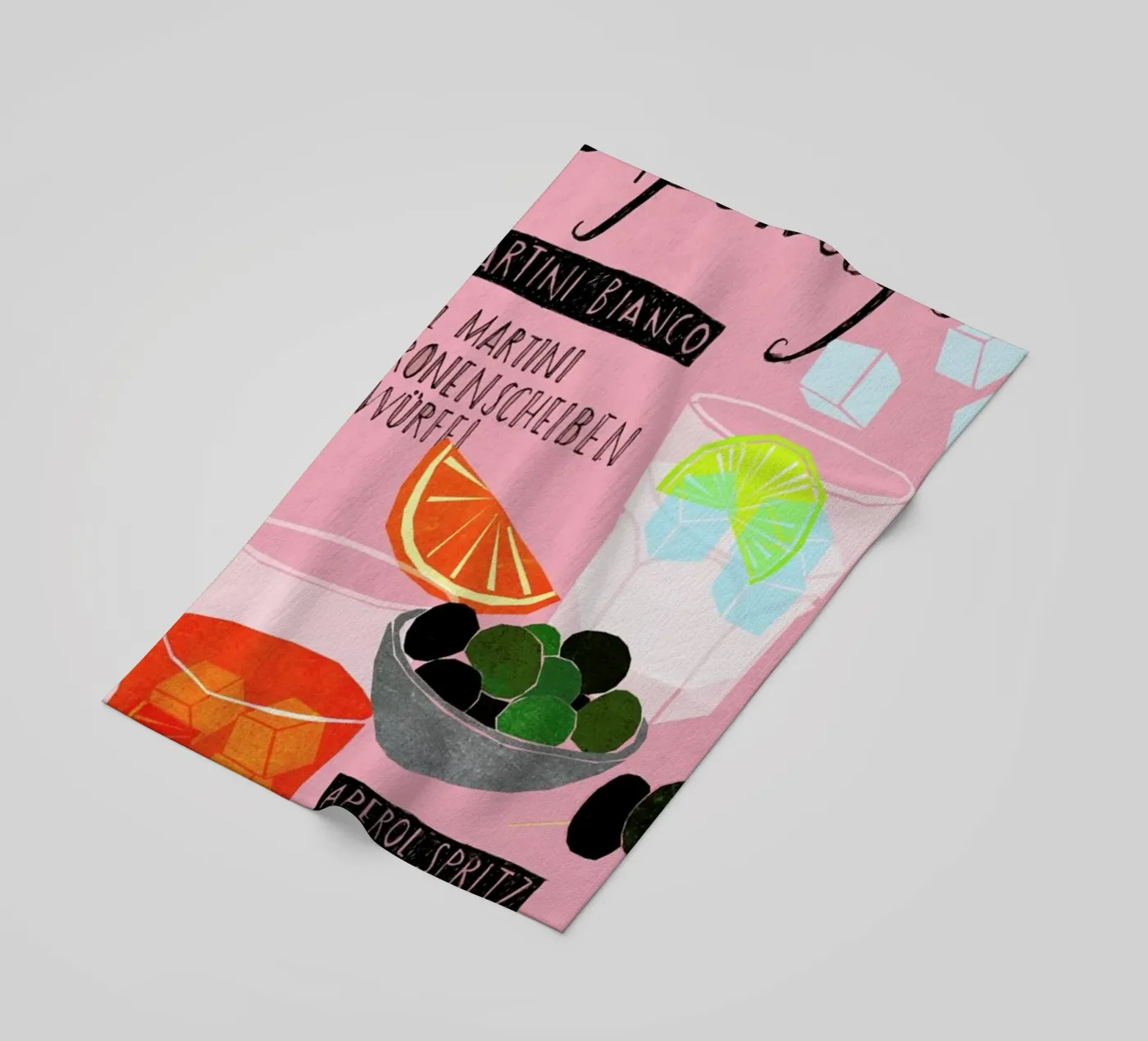 Aperitif strandhanddoek van Eva Wünsch