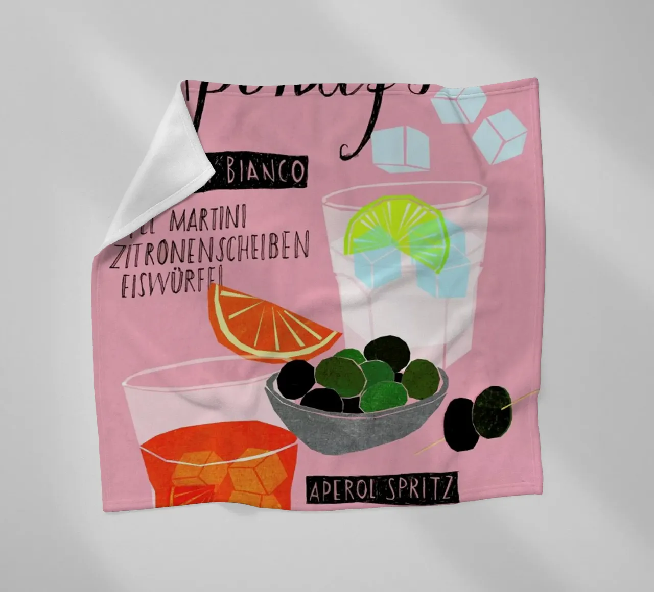 Aperitif Fleecedecke von Eva Wünsch