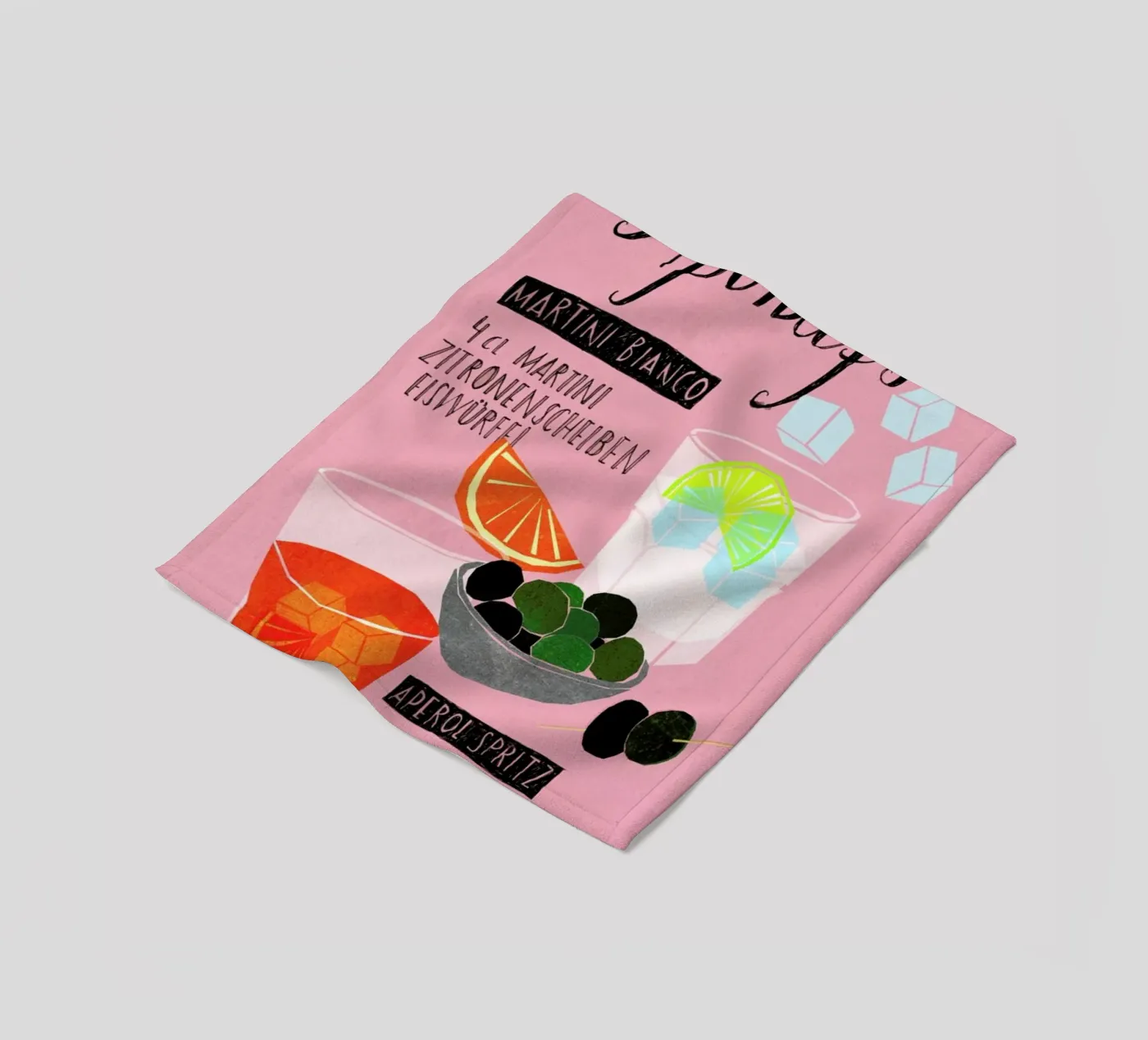 Aperitif Fleecedecke von Eva Wünsch