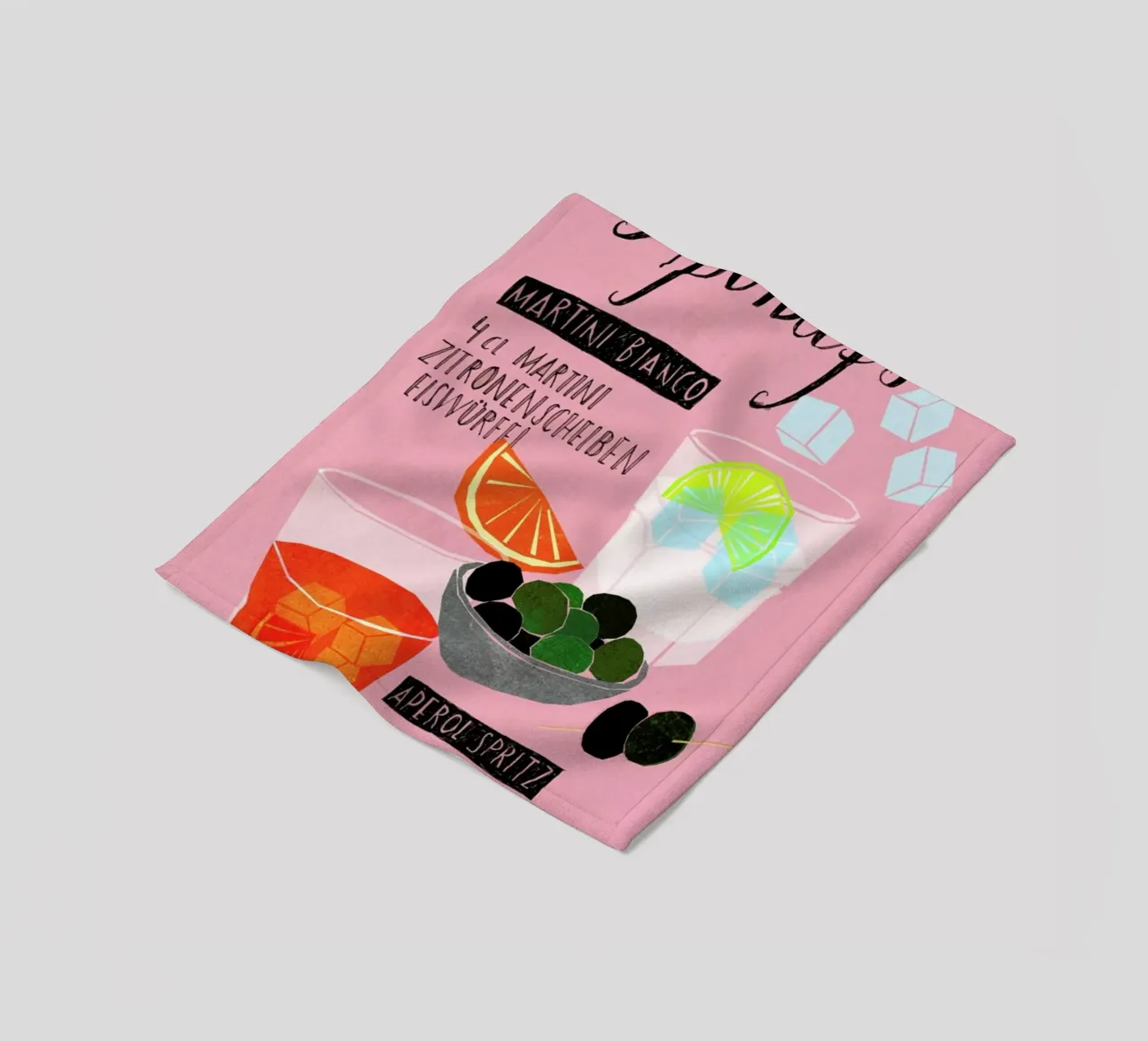 Aperitif Fleecedecke von Eva Wünsch