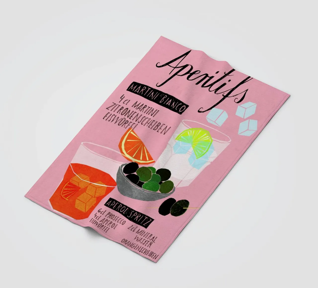 Aperitif Fleecedecke von Eva Wünsch