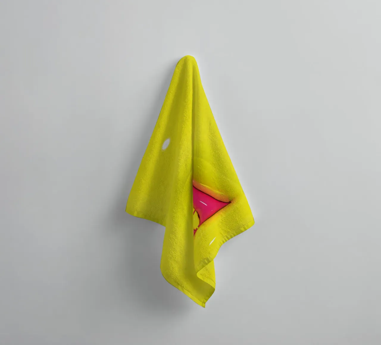 Bubblegum Inflate Initials A Green towel by Malou-Studio
