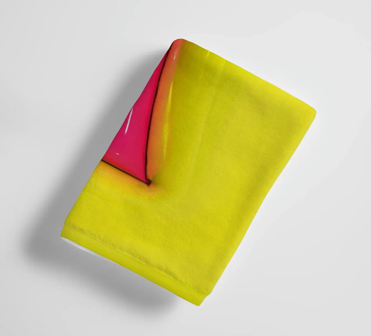 Bubblegum Inflate Initials A Green towel by Malou-Studio
