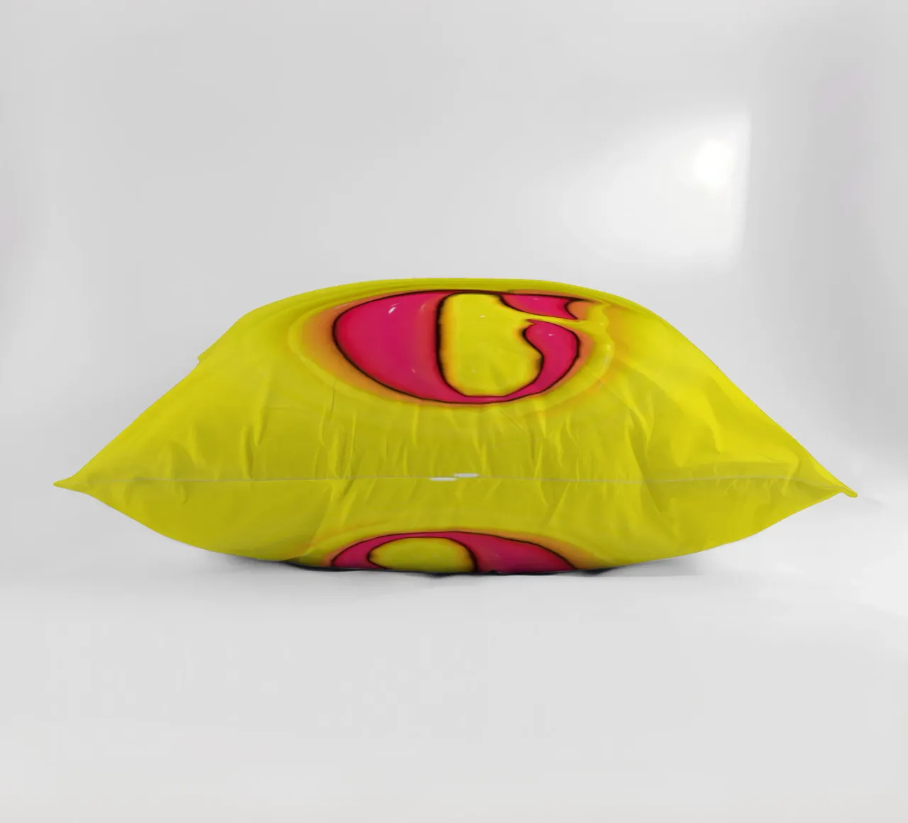 Bubblegum Inflate Initials C Green decorative cushion by Malou-Studio