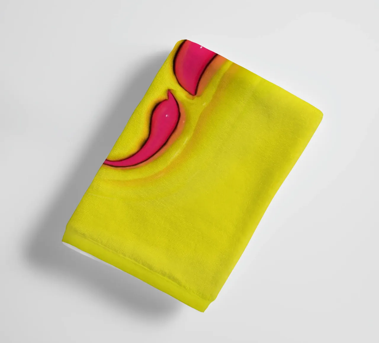 Bubblegum Inflate Initials C Green towel by Malou-Studio