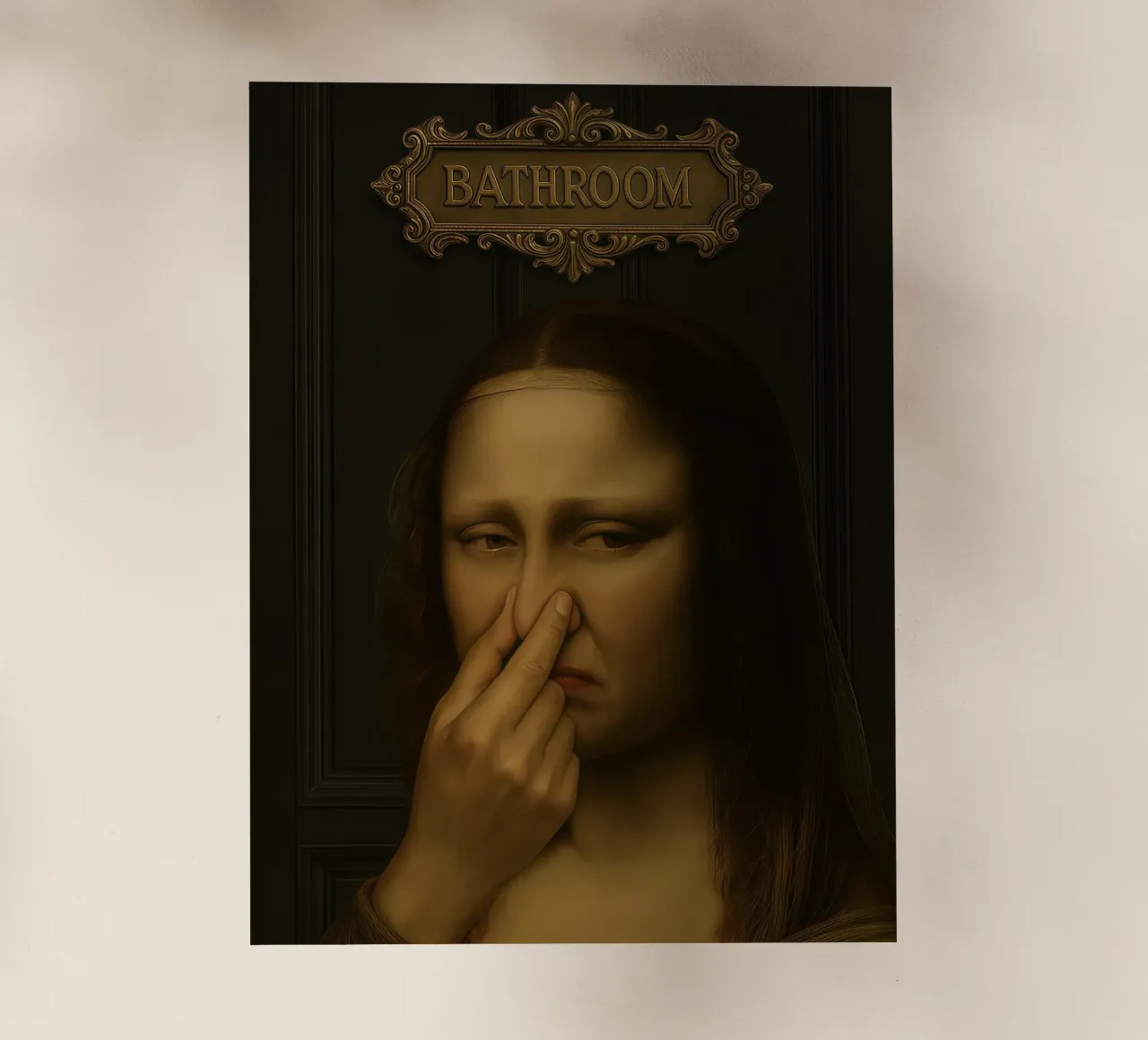 WC MONA LISA PER IL BAGNO pellicola backlit da ARTOMATIC