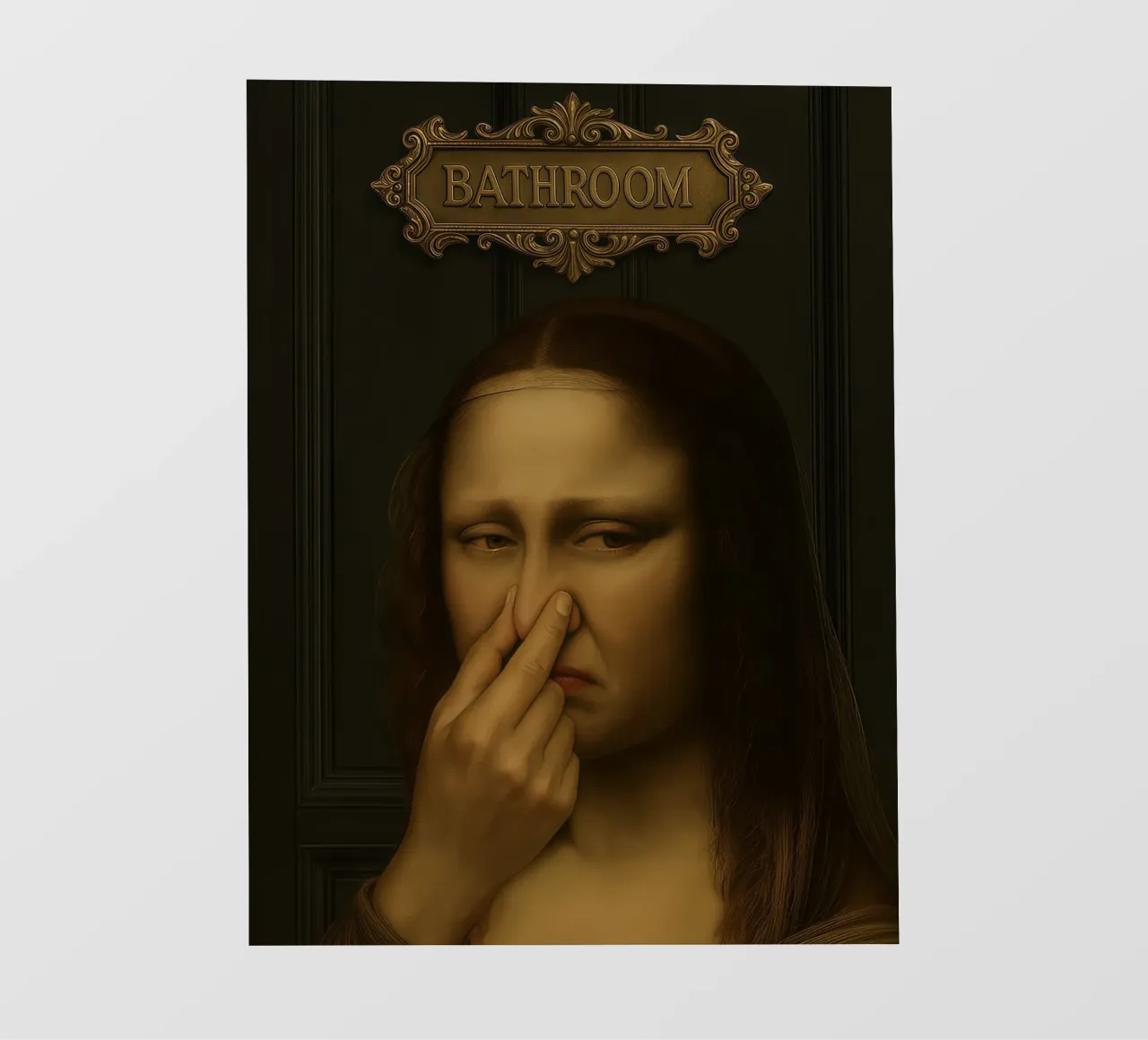 WC MONA LISA PER IL BAGNO pellicola backlit da ARTOMATIC