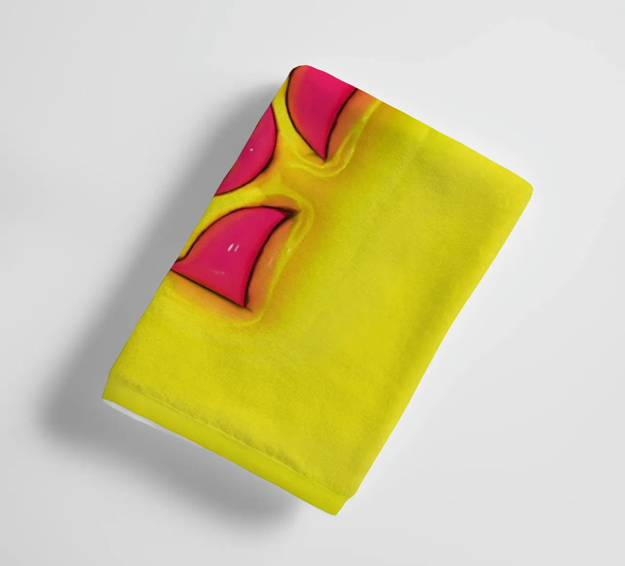 Bubblegum Inflate Initials E Green towel by Malou-Studio
