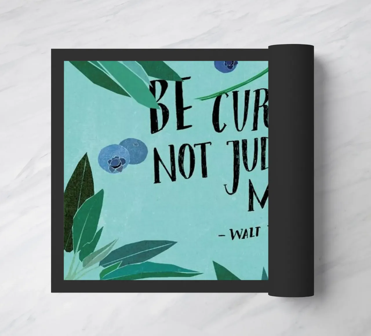 Be Curious deurmat van Eva Wünsch