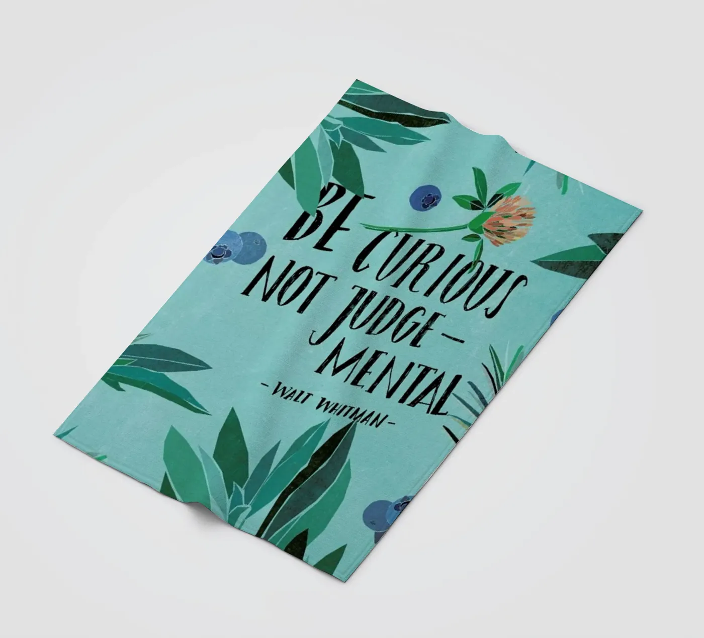 Be Curious fleecedeken van Eva Wünsch