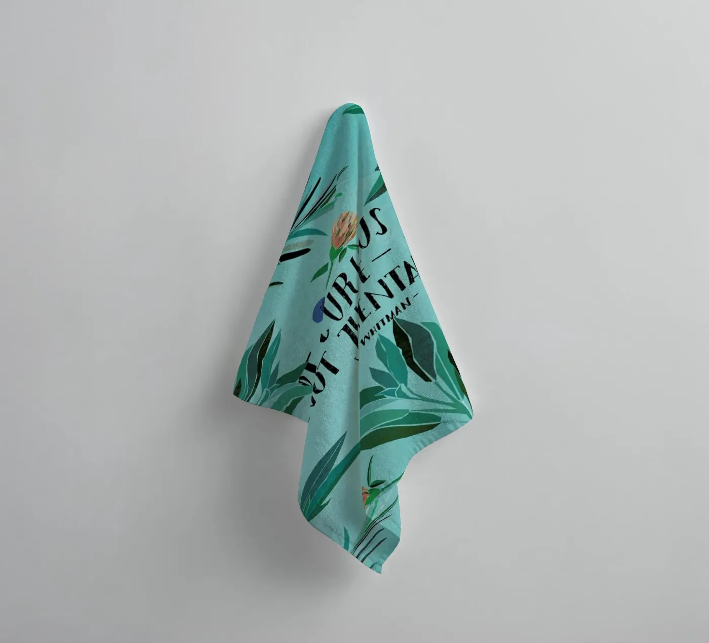 Be Curious badhanddoek van Eva Wünsch