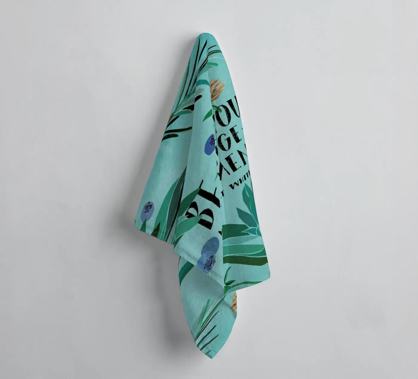 Be Curious badhanddoek van Eva Wünsch