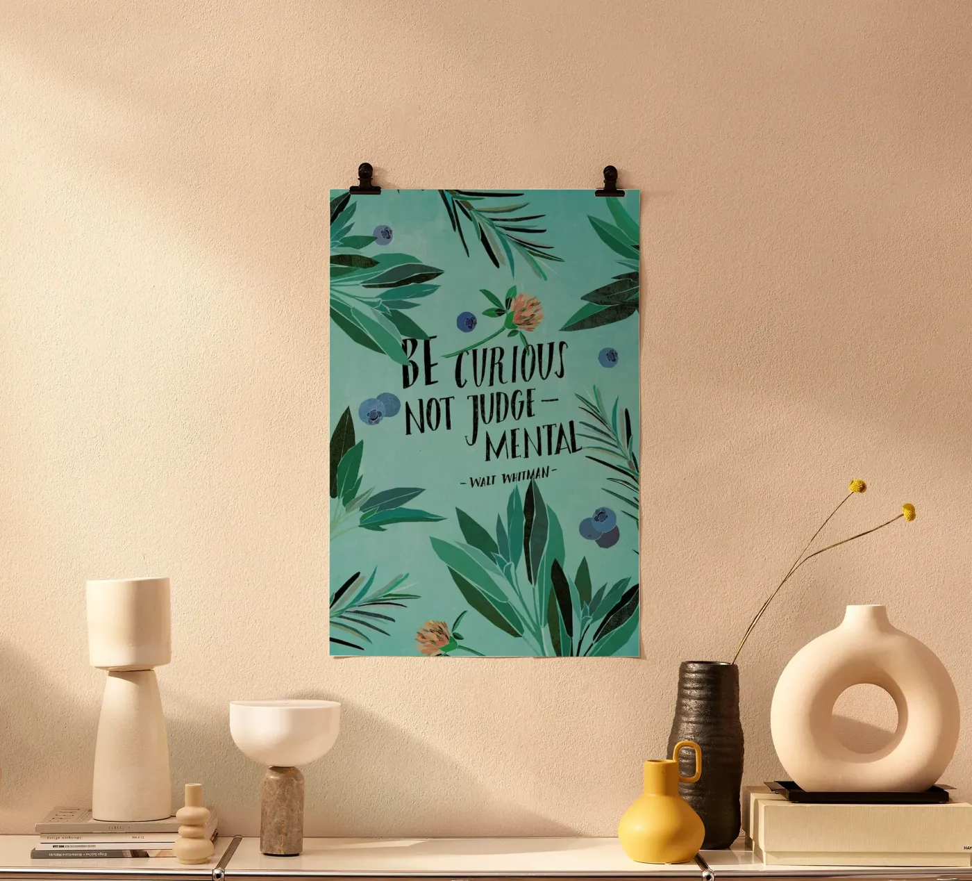 Be Curious poster van Eva Wünsch