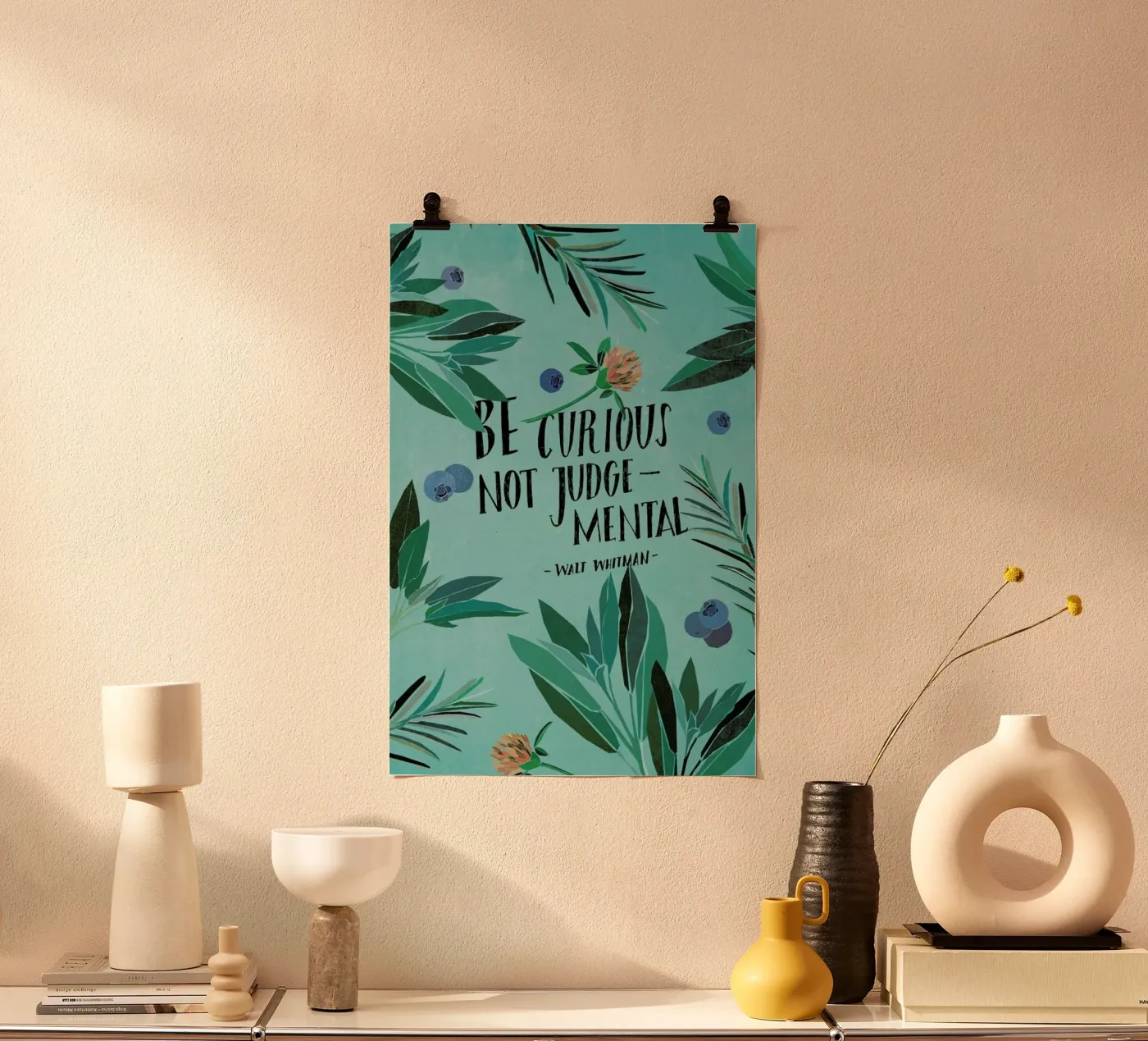 Be Curious poster da Eva Wünsch